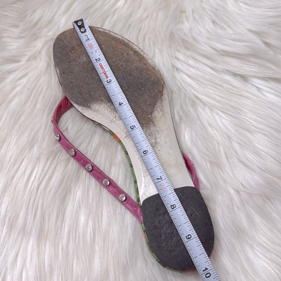 DOLCE & GABBANA Nappa Stampa Thong Sandals - Picture 15 of 15